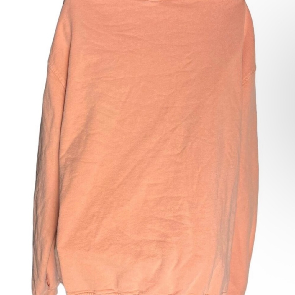 Urban Outfitters “Thanks a Bunch” Peach Crewneck with Floral Embroidery. Size M. - Picture 5 of 9